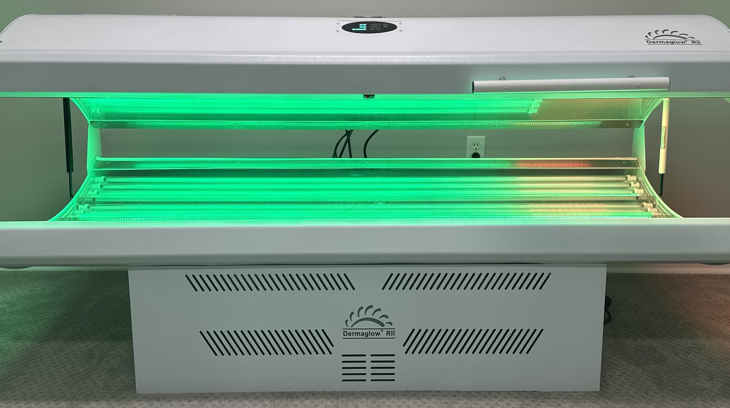 Green light therapy bed